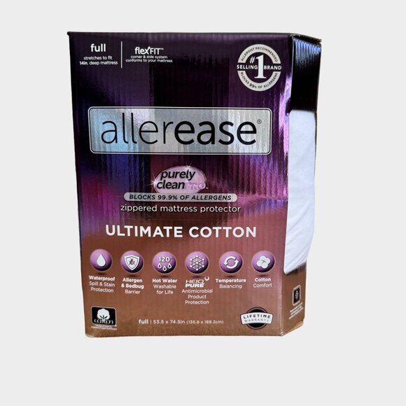 NEW Ultimate Mattress Protector - AllerEase - Full Size - Picture 1 of 3